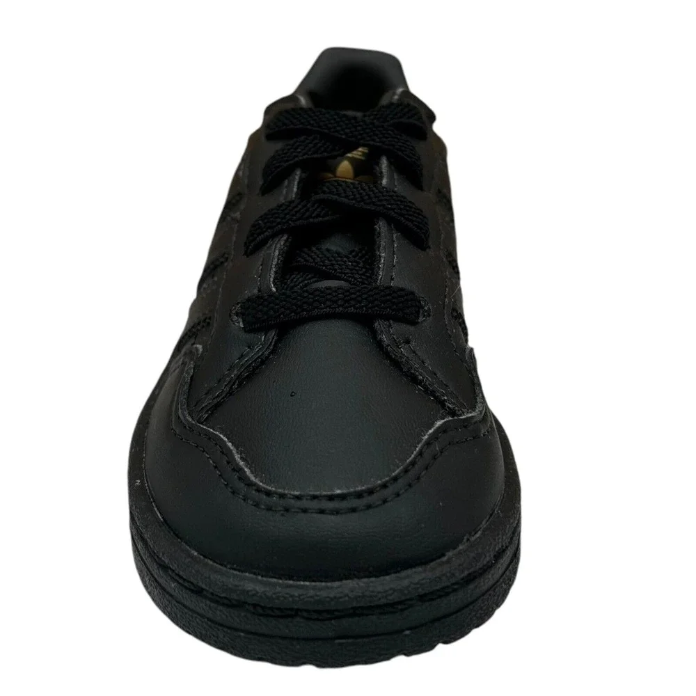 Adidas Originals Toddler Boy's Slip-on Shoes Size 9 Solid Black Casual Style